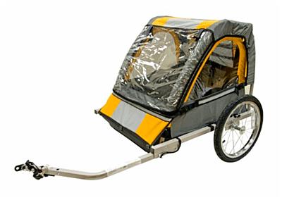 Double trailer buggy for children