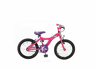 Apollo Star 18" Girls' Bike, suitable for 6-8 year olds